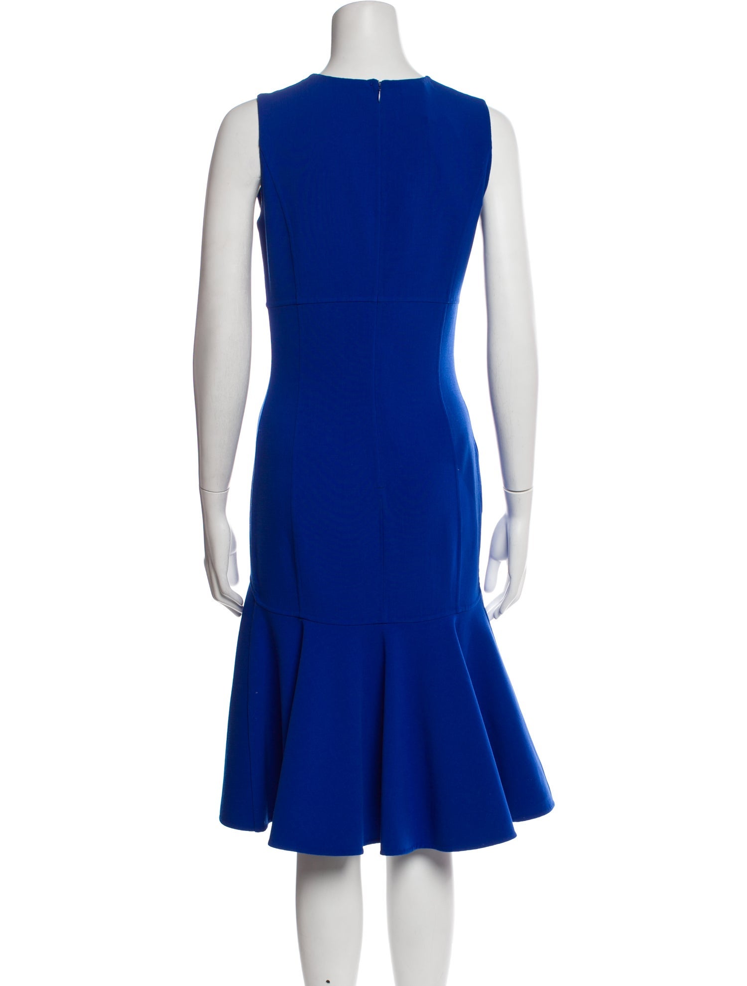 Michael Kors Virgin Wool Midi Length Dress